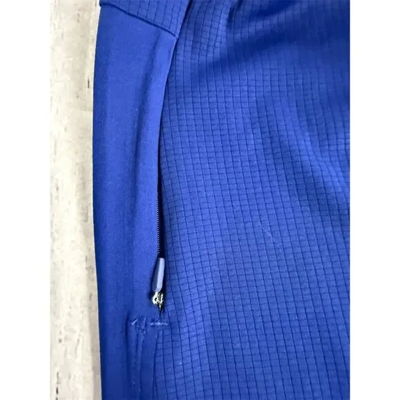 RBX Active Men's Training Shorts Blue Size M Elastic Waist Zipper Pocket - Picture 4 of 5